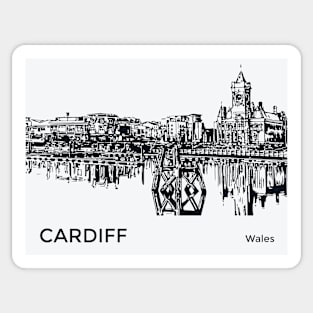 Cardiff Wales Sticker